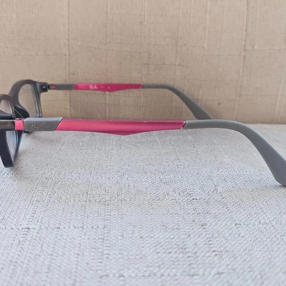 Ray-Ban Youth Kid Glasses Frame Black/Gray/Fuchsia Tone Eyewear RB1546 Eyeglass